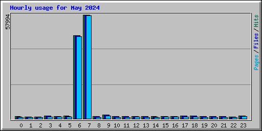 Hourly usage for May 2024